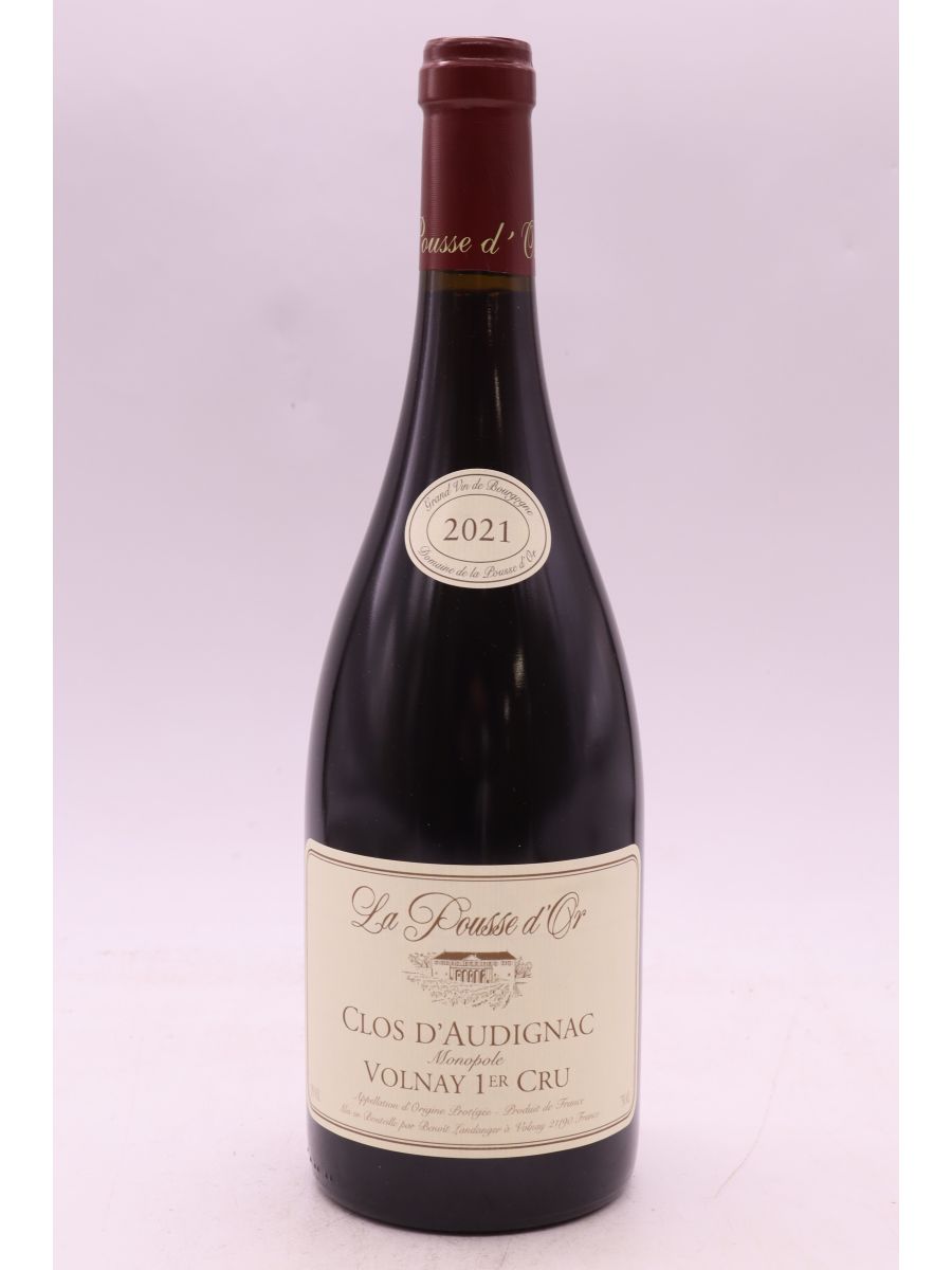 photo du vin la Pousse d'or Volnay 1er Cru Clos d'Audignac 2021