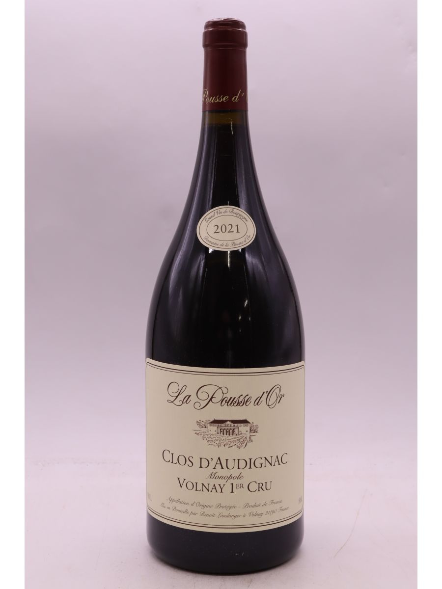 illustration du vin la Pousse d'or Volnay 1er Cru Clos d'Audignac 2021 Magnum