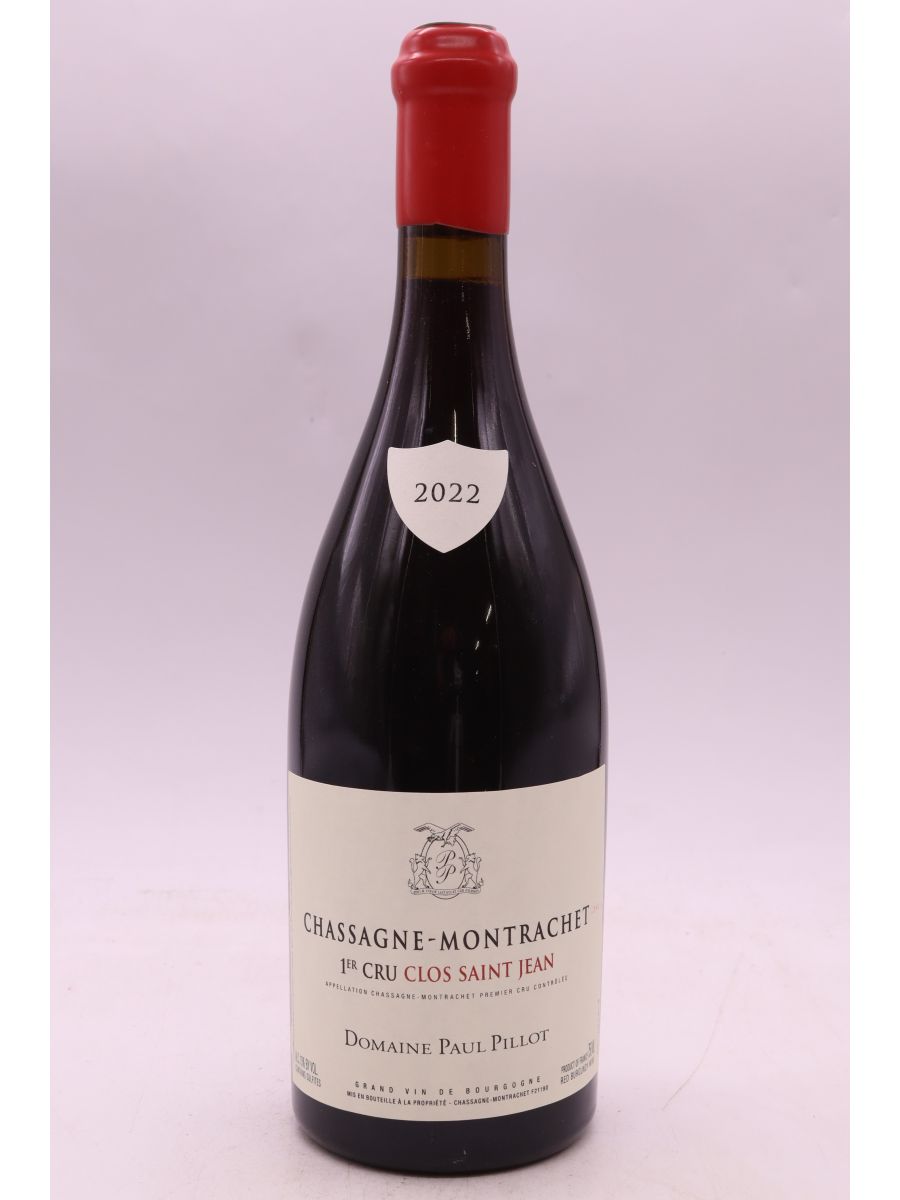 image du vin Paul Pillot Chassagne Montrachet 1er Cru Clos Saint Jean 2022 Rouge