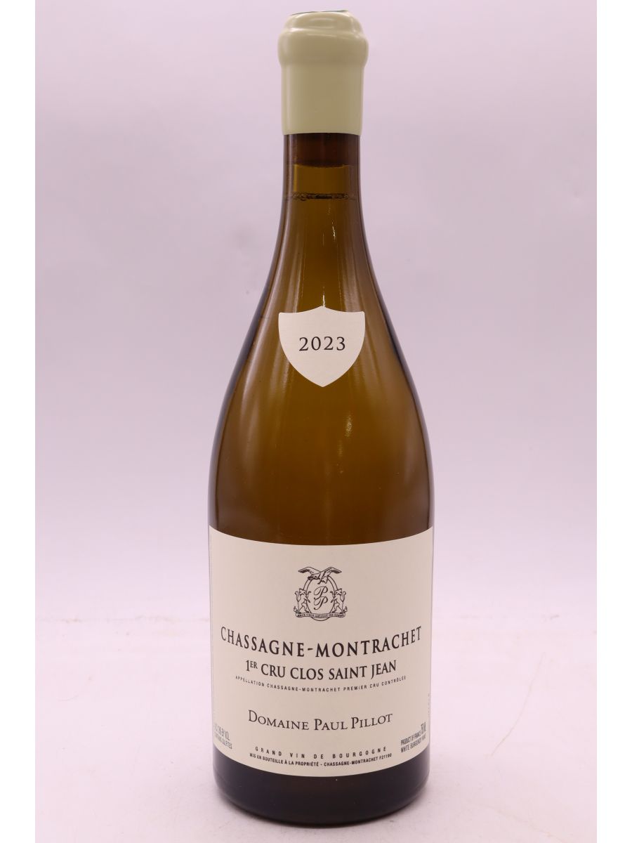 photo du vin Paul Pillot Chassagne Montrachet 1er Cru Clos Saint Jean 2023 Blanc