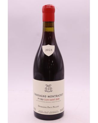 Paul Pillot Chassagne Montrachet 1er cru Clos Saint Jean 2023 red