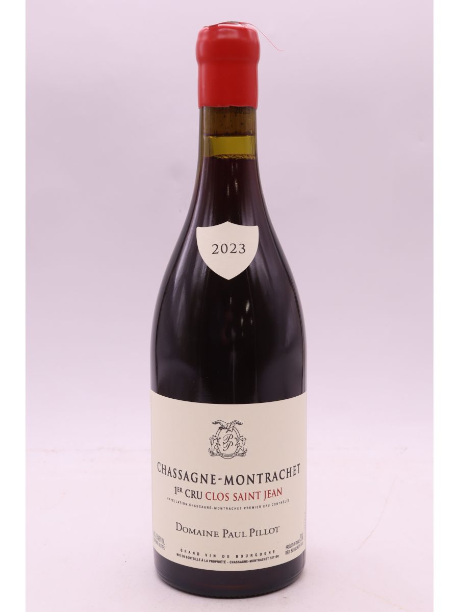 image du vin Paul Pillot Chassagne Montrachet 1er Cru Clos Saint Jean 2023 Rouge