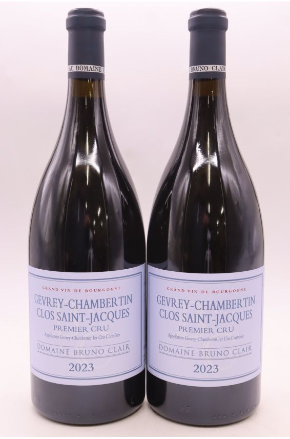 Bruno Clair Gevrey Chambertin 1er cru Clos Saint Jacques 2023 Magnum