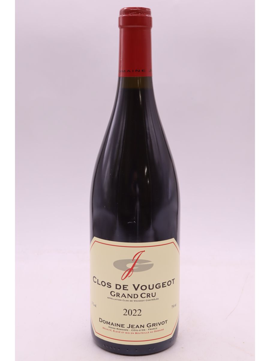 photo du vin Jean Grivot Clos Vougeot 2022