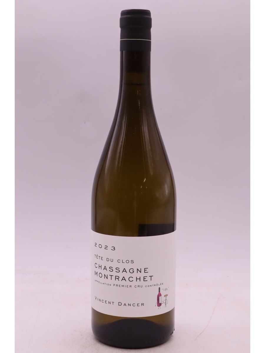 illustration du vin Vincent Dancer Chassagne Montrachet 1er Cru Tete du Clos 2023 Blanc