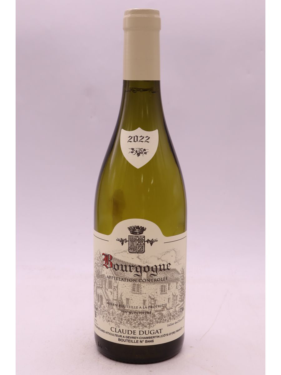 capture du vin Claude Dugat Bourgogne 2022 Blanc