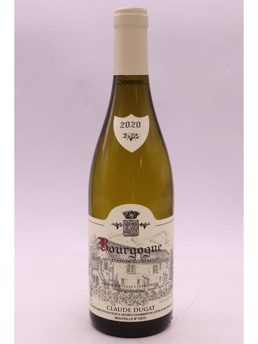 photos du vin Claude Dugat Bourgogne 2020 Blanc