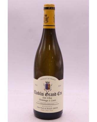 Jean Paul Droin Chablis Grand cru Les Clos Hommage à Louis 2024