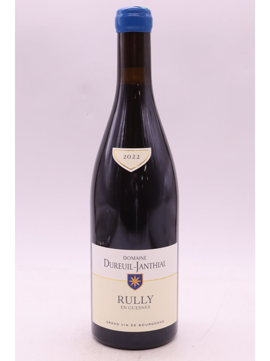 capture du vin Vincent Dureuil Janthial Rully en Guesnes 2022 Rouge