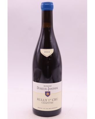 Vincent Dureuil Janthial Rully 1er cru Chapitre 2022 rouge
