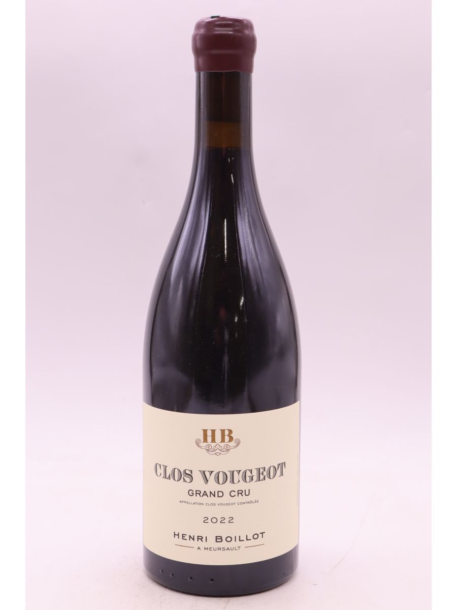 photo du vin Henri Boillot Clos Vougeot 2022