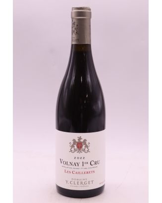 Yvon Clerget Volnay 1er cru Les Caillerets 2022
