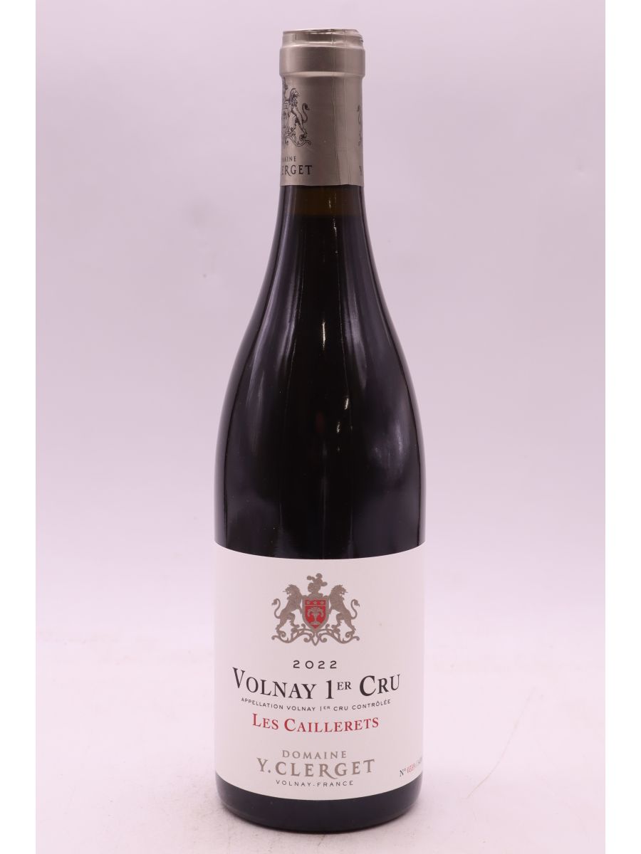 image du vin Yvon Clerget Volnay 1er Cru les Caillerets 2022