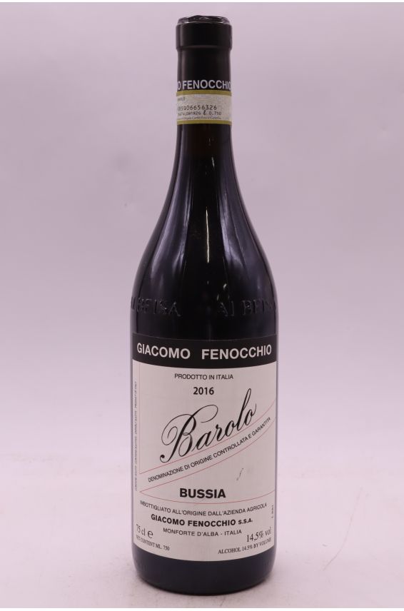 Giacomo Fenocchio Barolo Bussia 2016