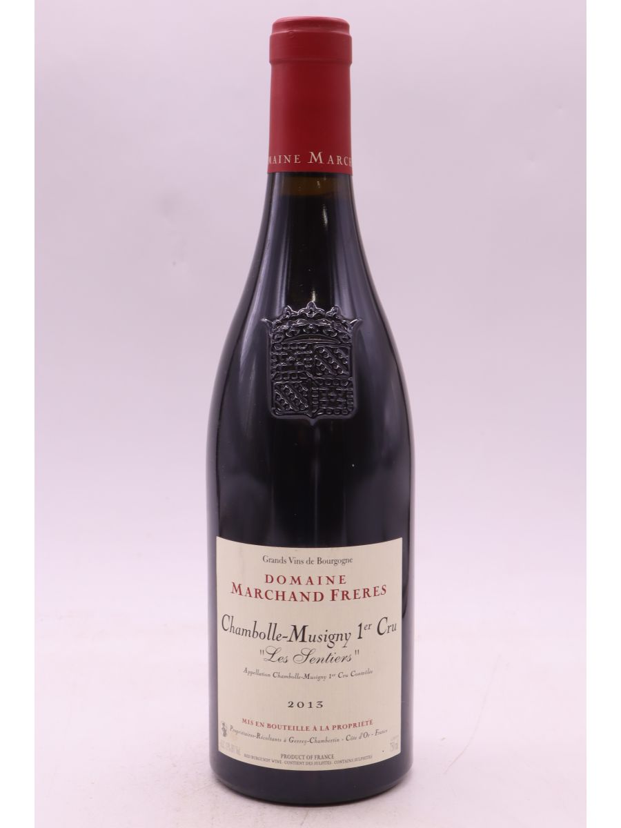 photo du vin Marchand Frères Chambolle Musigny 1er Cru les Sentiers 2013