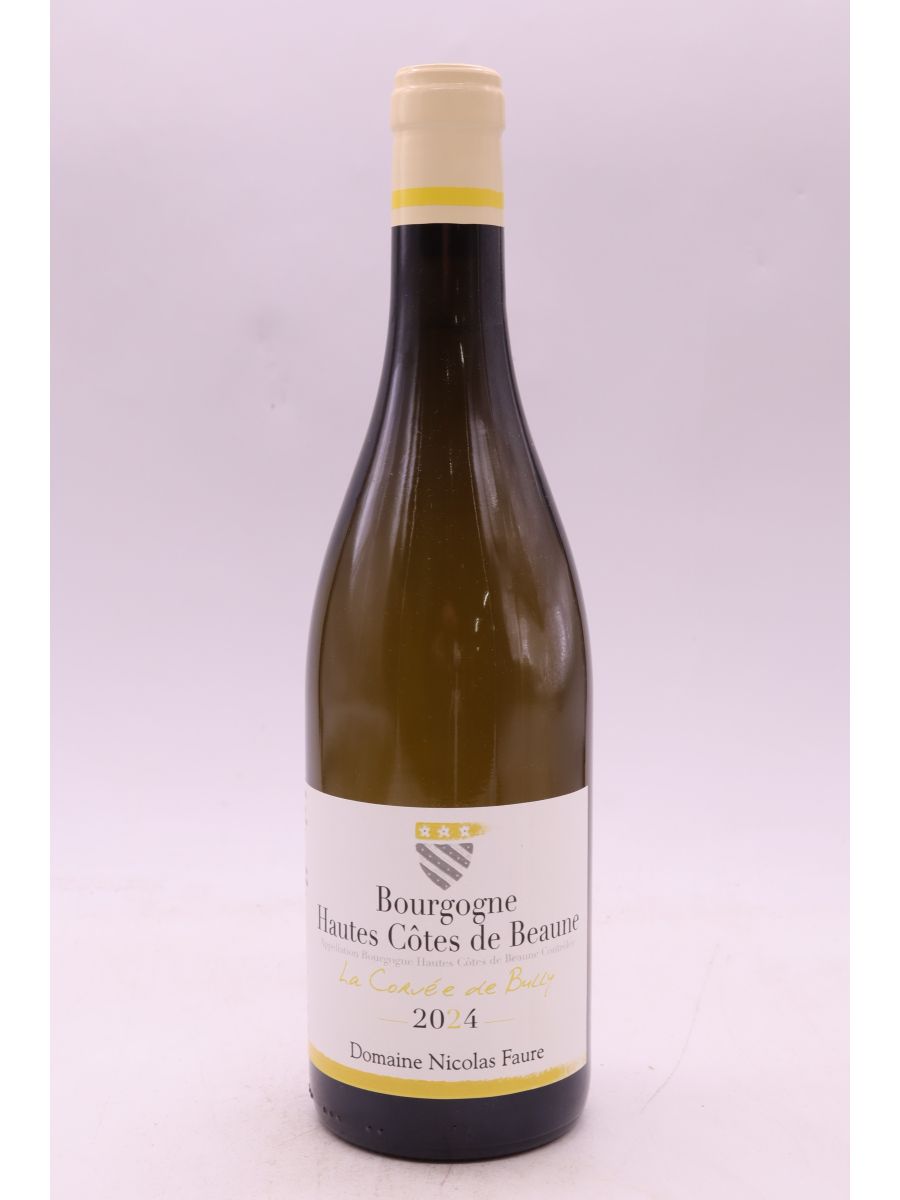 image du vin Nicolas Faure Hautes Côtes de Beaune la Corvée de Bully 2024 Blanc