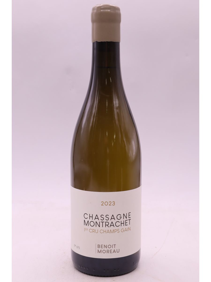 photo du vin Benoît Moreau Chassagne Montrachet 1er Cru Champs Gain 2023