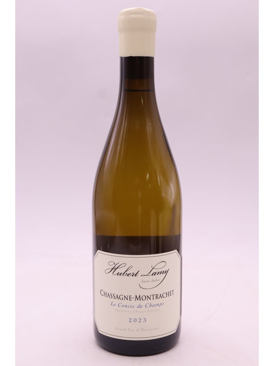 vue du vin Hubert Lamy Chassagne Montrachet le Concis du Champs 2023