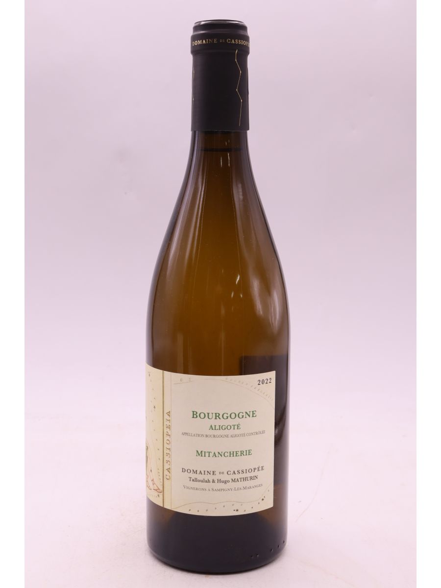 photos du vin Cassiopée Bourgogne Aligoté Mitancherie 2022 Blanc