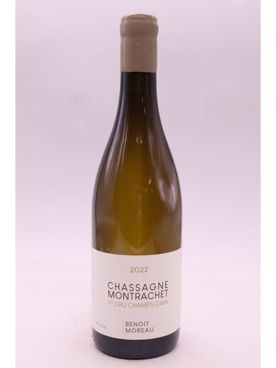 aperçu du vin Benoît Moreau Chassagne Montrachet 1er Cru Champs Gain 2022