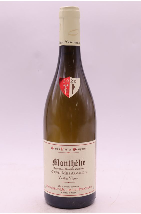 Monthélie Douhairet Porcheret Monthélie Miss Armande Vieilles Vignes 2020 Blanc