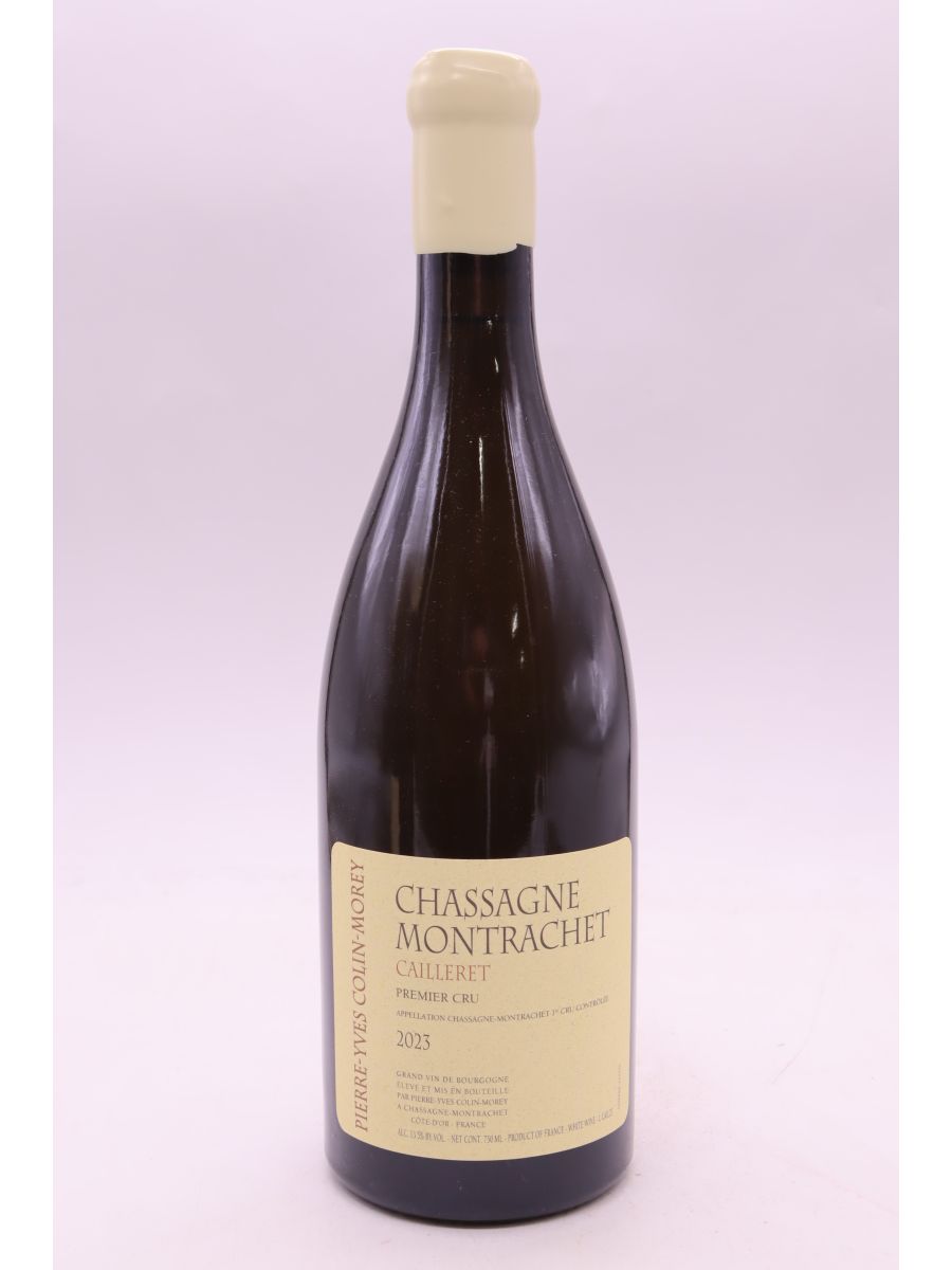 photo du vin Pierre Yves Colin Morey Chassagne Montrachet 1er Cru Cailleret 2023