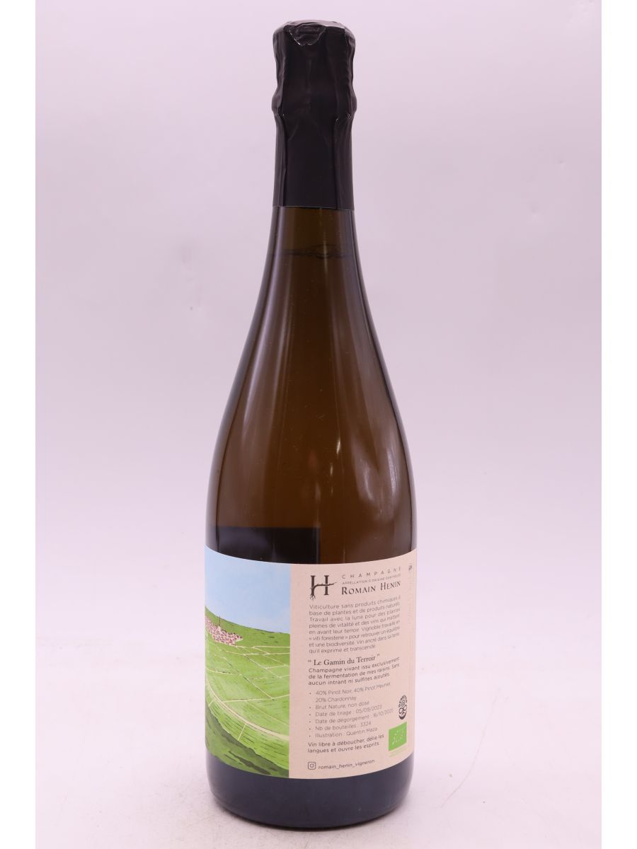 photo du vin Romain Hénin le Gamin du Terroir