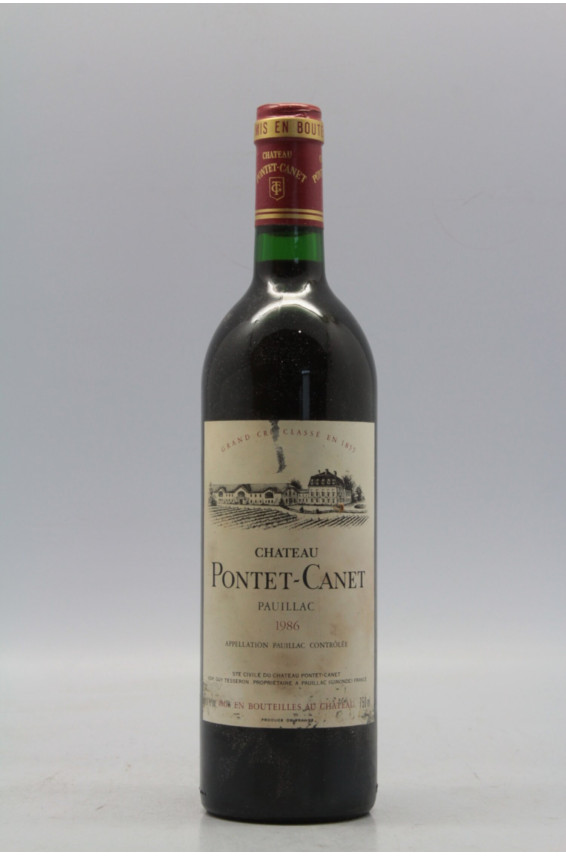 Pontet Canet 1986 - PROMO -10% !