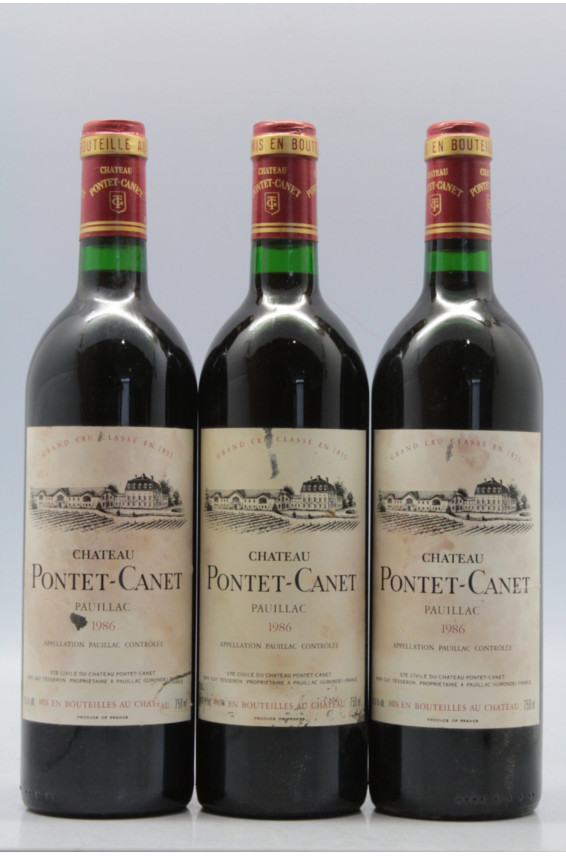 Pontet Canet 1986 - PROMO -10% !