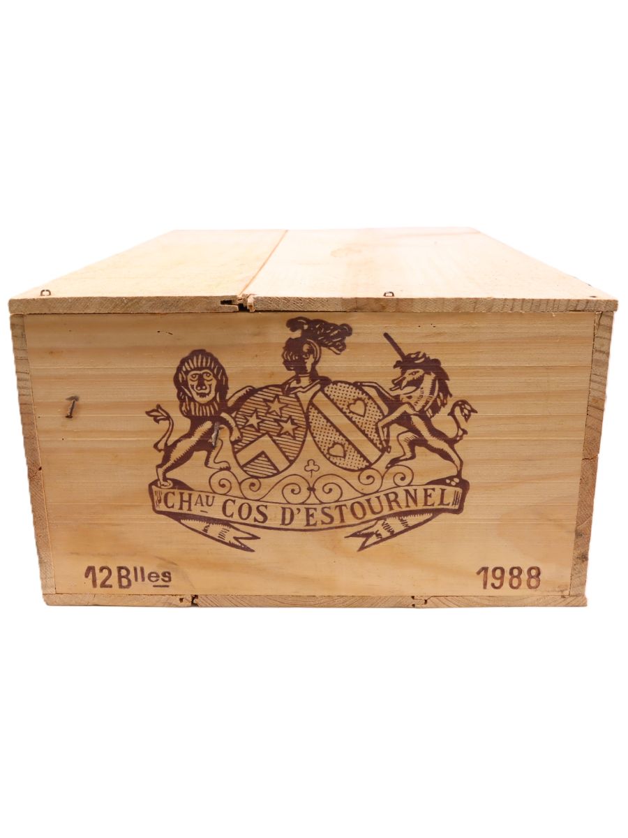 capture du vin Cos d’Estournel 1988