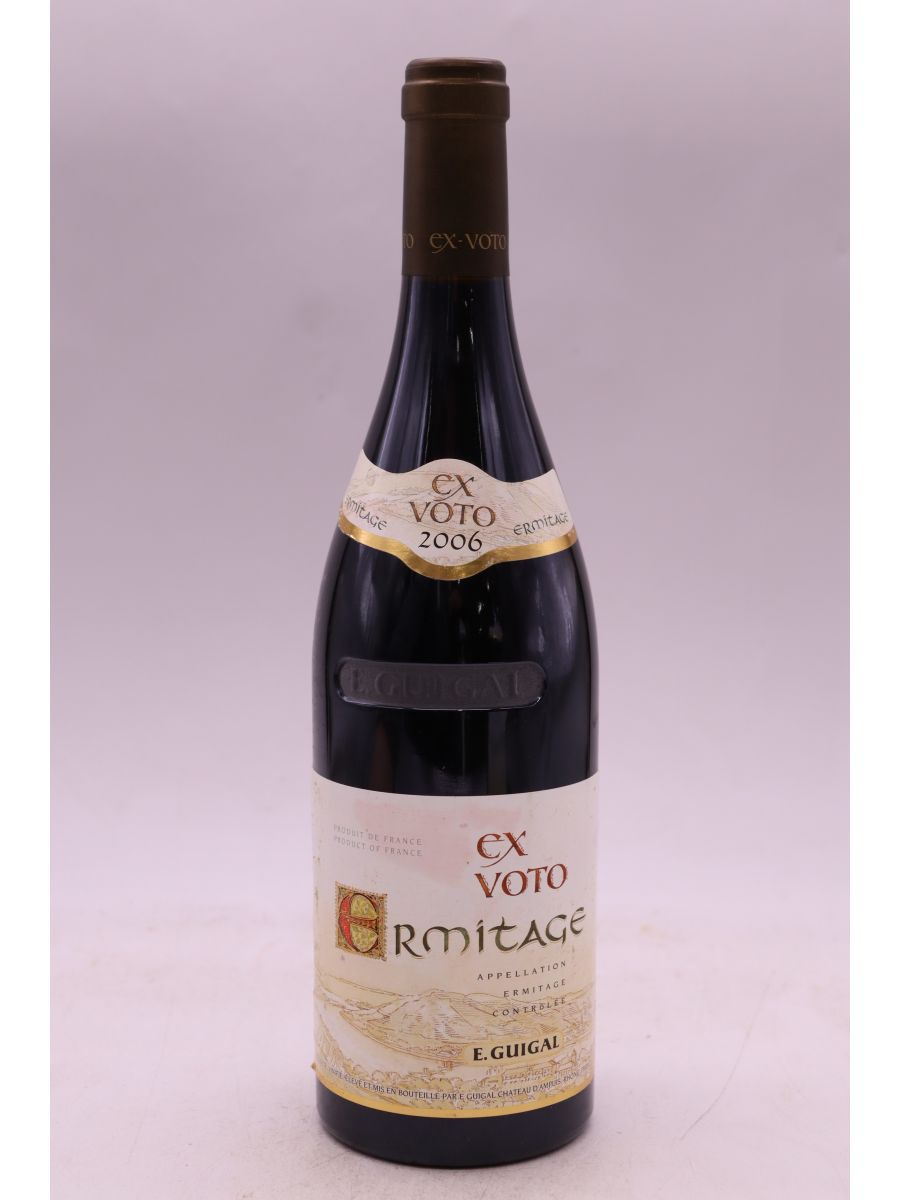 capture du vin Guigal Ermitage ex Voto 2006