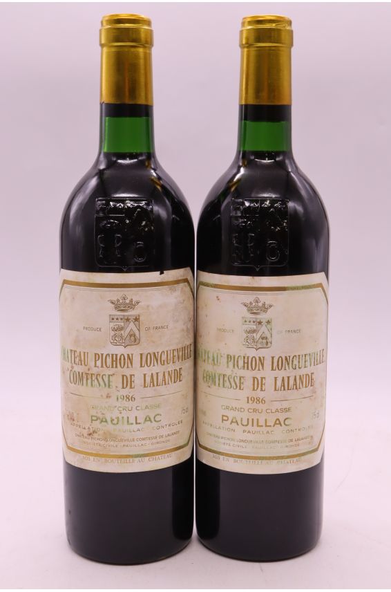 Pichon Comtesse de Lalande 1986 - PROMO -5% !