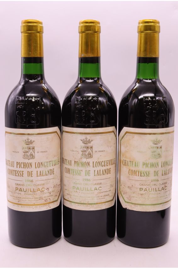 Pichon Comtesse de Lalande 1986 - PROMO -5% !