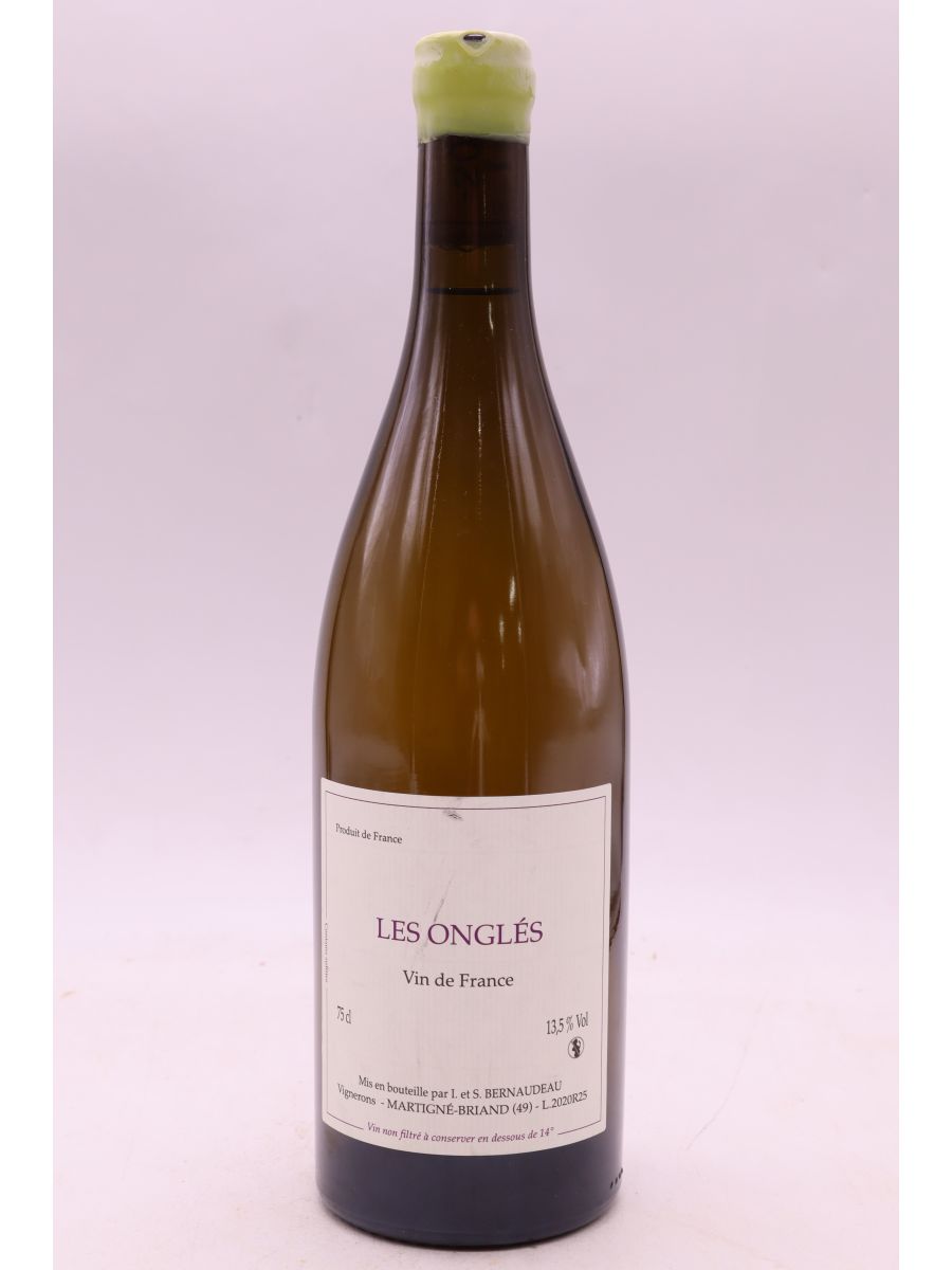 photo du vin Stéphane Bernaudeau les Onglés 2020