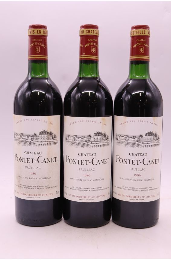 Pontet Canet 1986