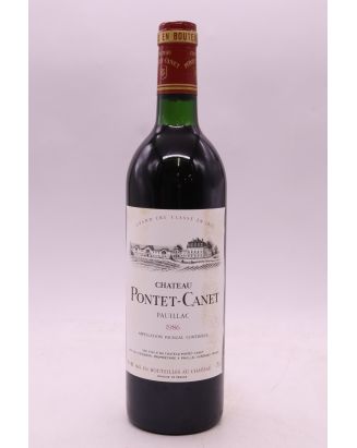 Pontet Canet 1986