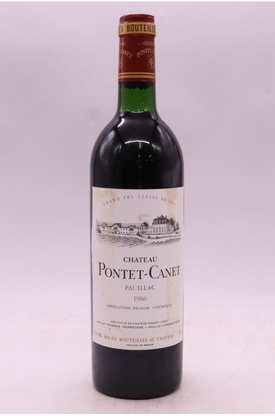 Pontet Canet 1986