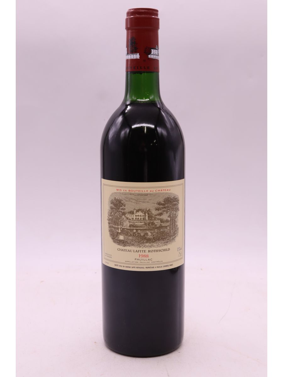 capture du vin Lafite Rothschild 1988