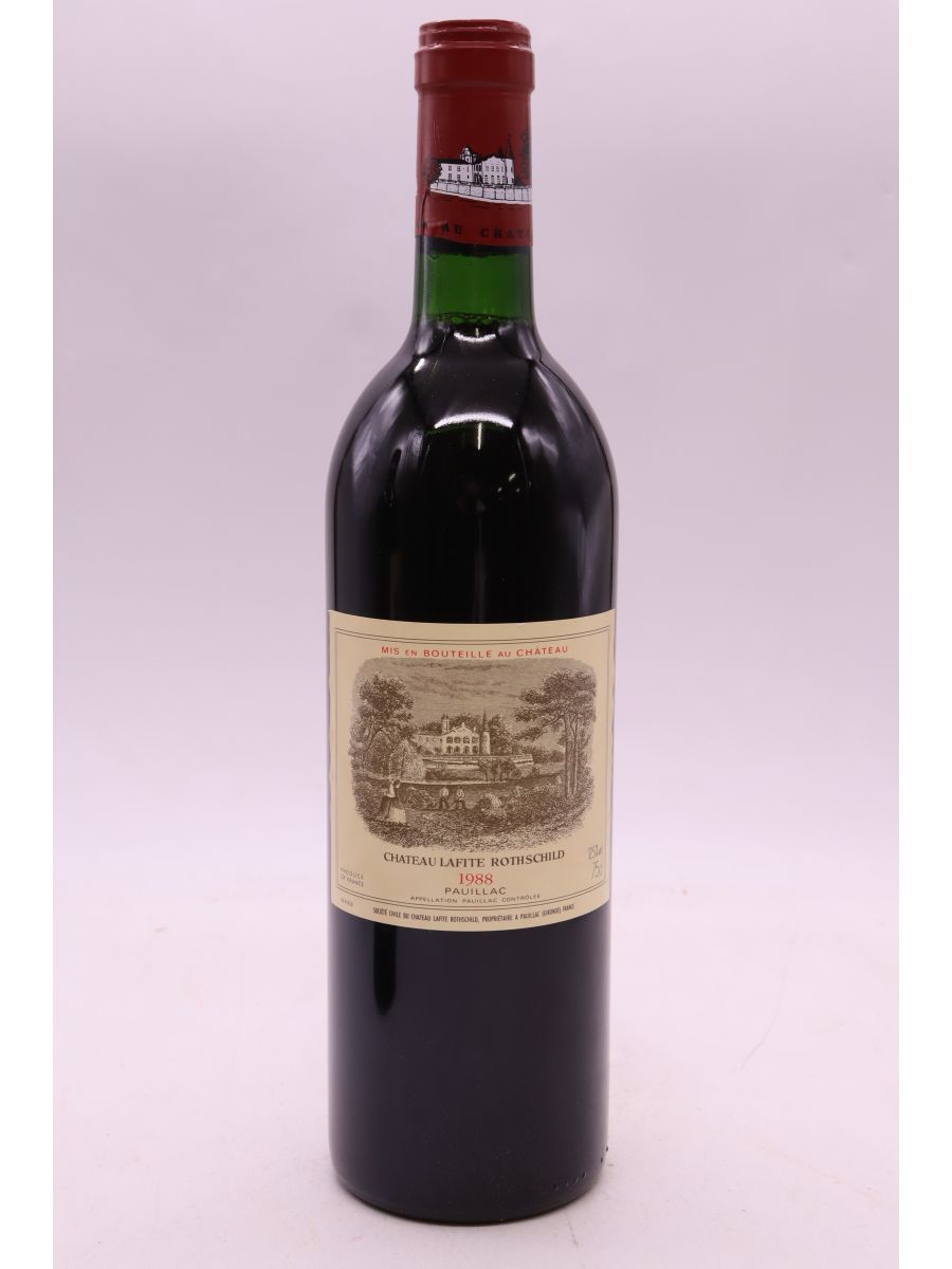 capture du vin Lafite Rothschild 1988