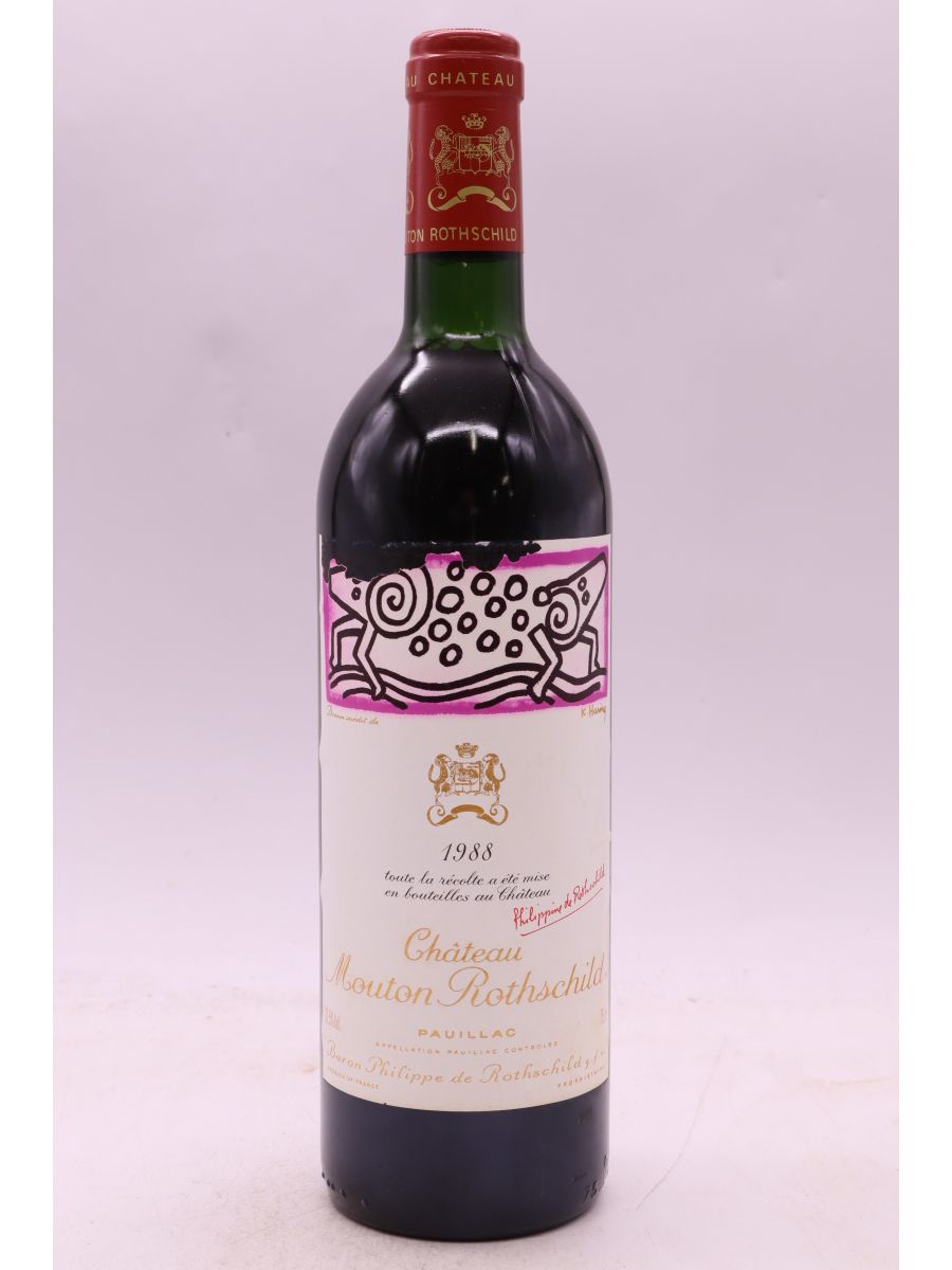 photos du vin Mouton Rothschild 1988 Promo