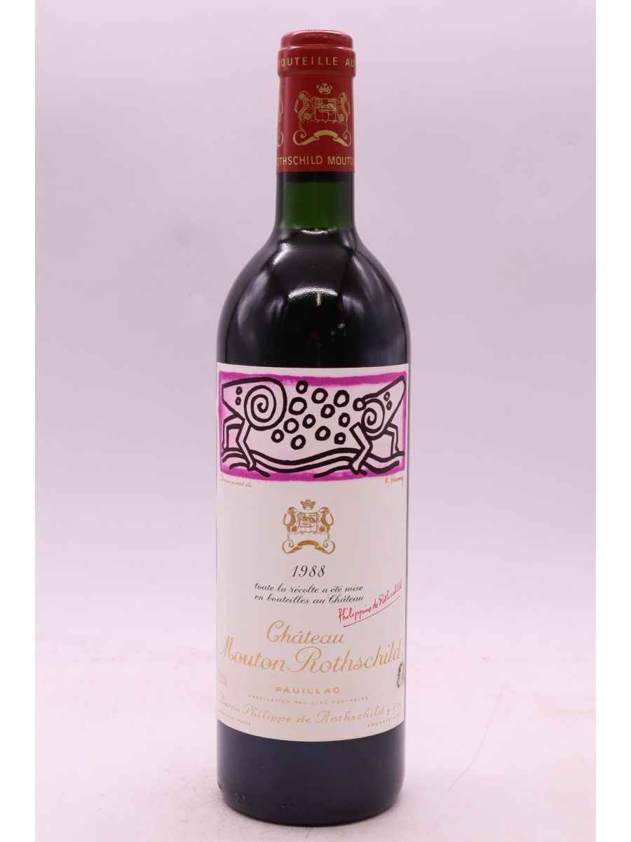 image du vin Mouton Rothschild 1988