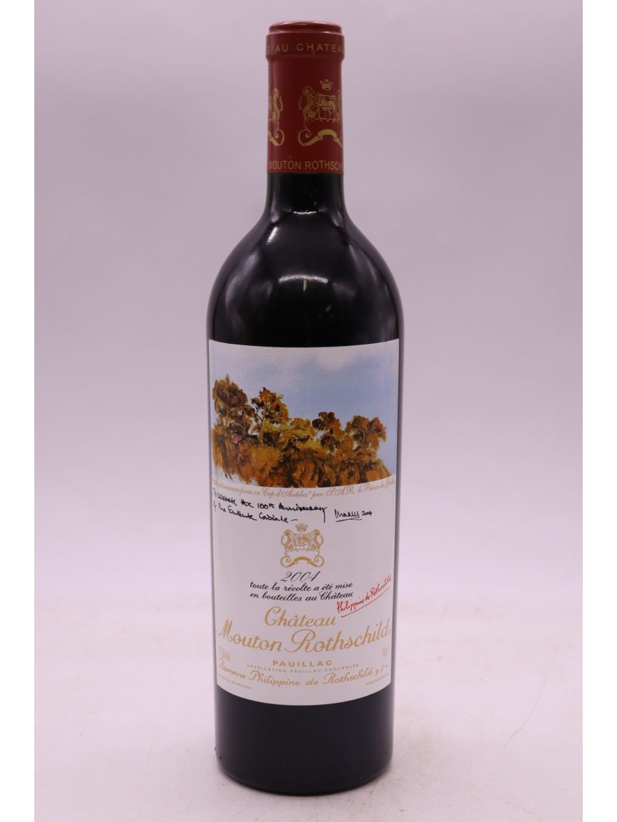 photo du vin Mouton Rothschild 2004