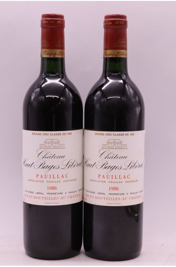 Haut Bages Libéral 1986