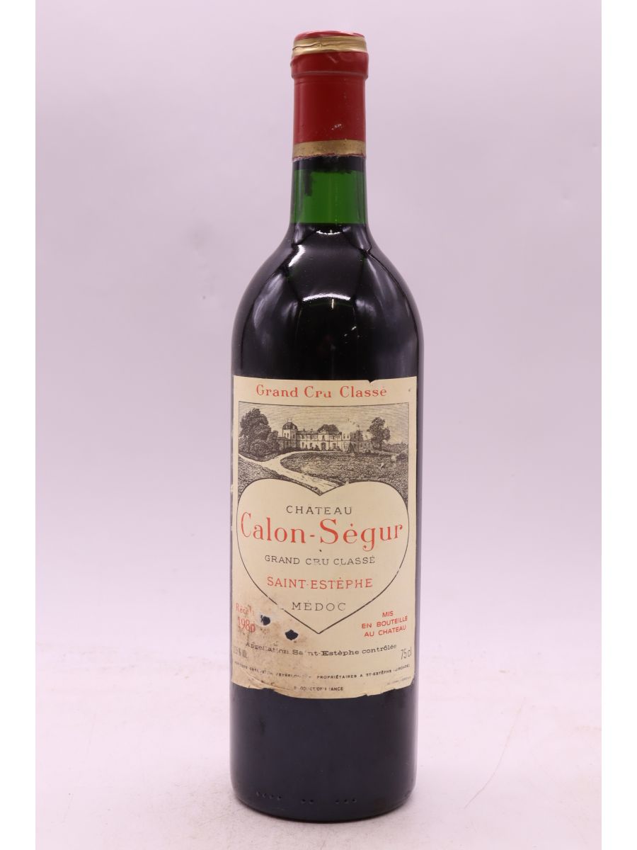 image du vin Calon Ségur 1986 Promo