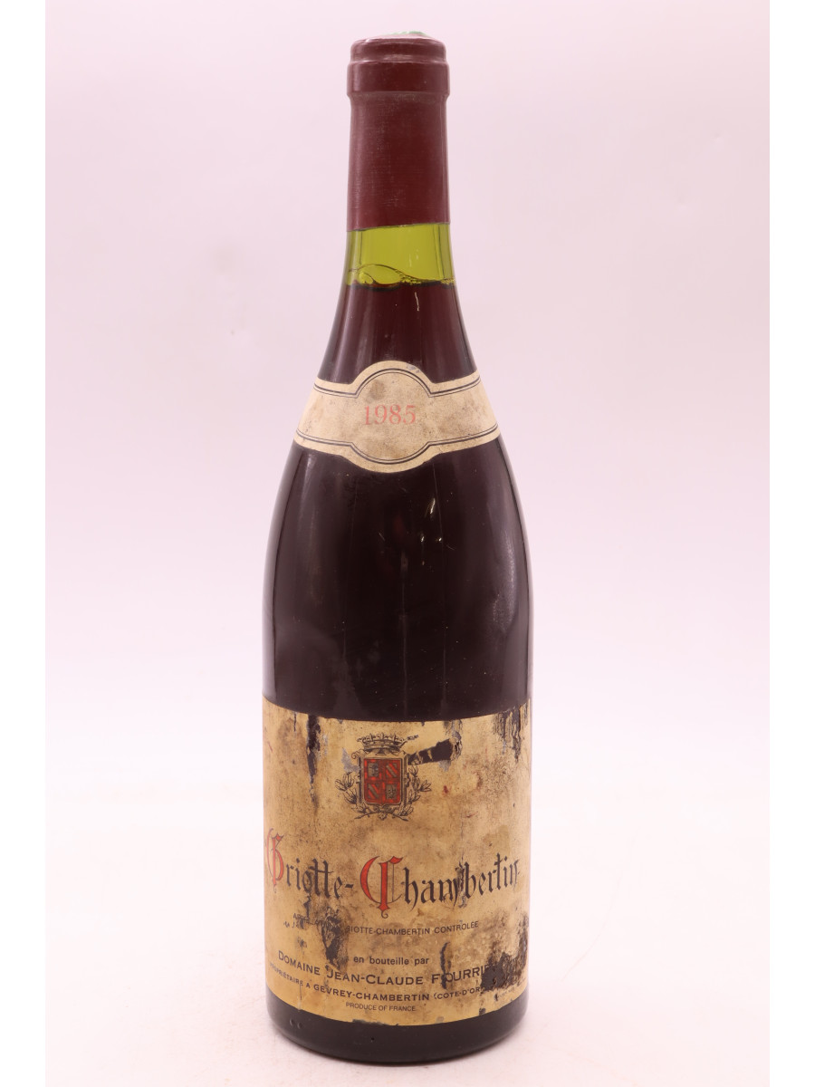 photo du vin Jean Claude Fourrier Griotte Chambertin 1985 Promo