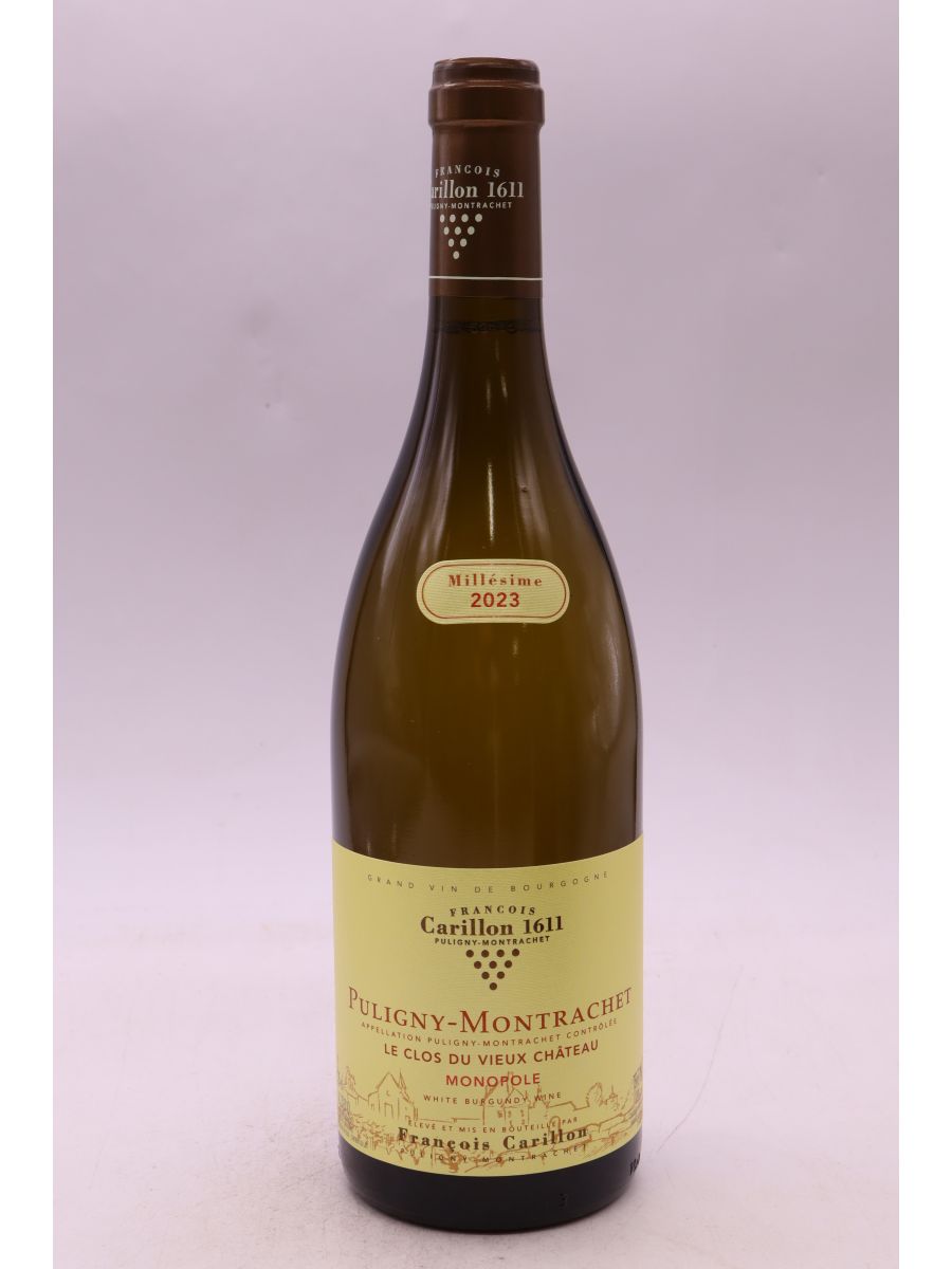 photo du vin François Carillon Puligny Montrachet Clos du Vieux Château 2023