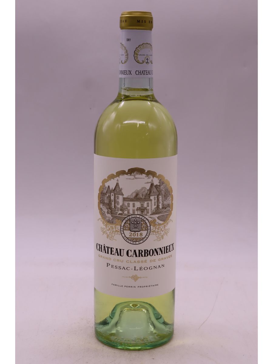 vue du vin Carbonnieux 2018 Blanc