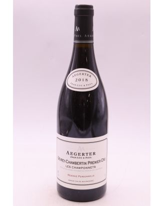 Aegerter Gevrey Chambertin 1er cru Les Champonnets 2018