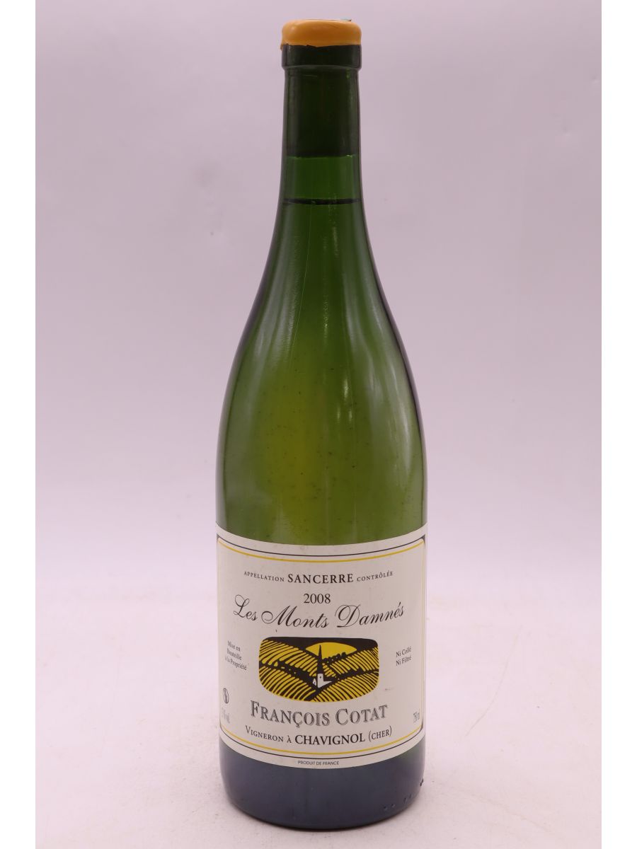 capture du vin François Cotat Sancerre Monts Damnés 2008