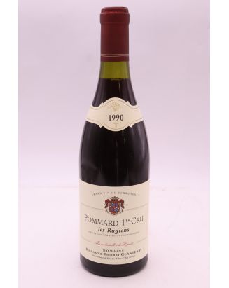 Glantenay Pommard 1er cru Les Rugiens 1990